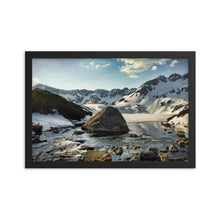 Framed photo paper poster