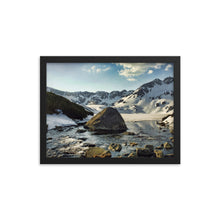 Framed photo paper poster